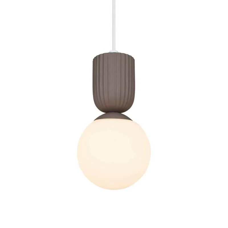 Pendel Sadie, ljusbrun, Ø 15 cm, glas och keramik från Nordlux i Lichtbruin, Opaal – produktbild 1 av 4