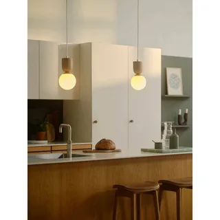 Pendel Sadie, ljusbrun, Ø 15 cm, glas och keramik från Nordlux i Lichtbruin, Opaal – produktbild 4 av 4