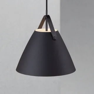 Hængelampe Strap i sort, Ø 27 cm fra Nordlux i Sort – produktbillede 2 af 5