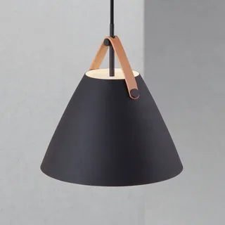 Hængelampe Strap i sort, Ø 27 cm fra Nordlux i Sort – produktbillede 1 af 5