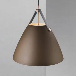 Hängeleuchte Strap mit Metallschirm beige, 36 cm von Nordlux in Beige, Lichtbruin – Produktfoto 1 von 4