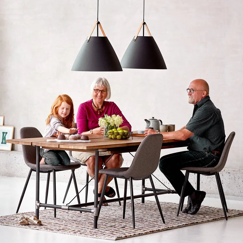 Hanglamp Strap met metalen kap Ø 48 cm von Nordlux in Schwarz – Produktfoto 4 von 4