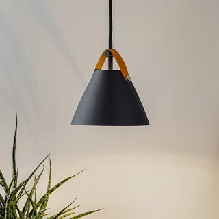 Hanglamp Strap, Ø 16,5 cm fra Nordlux i Sort – produktbillede 1 af 5