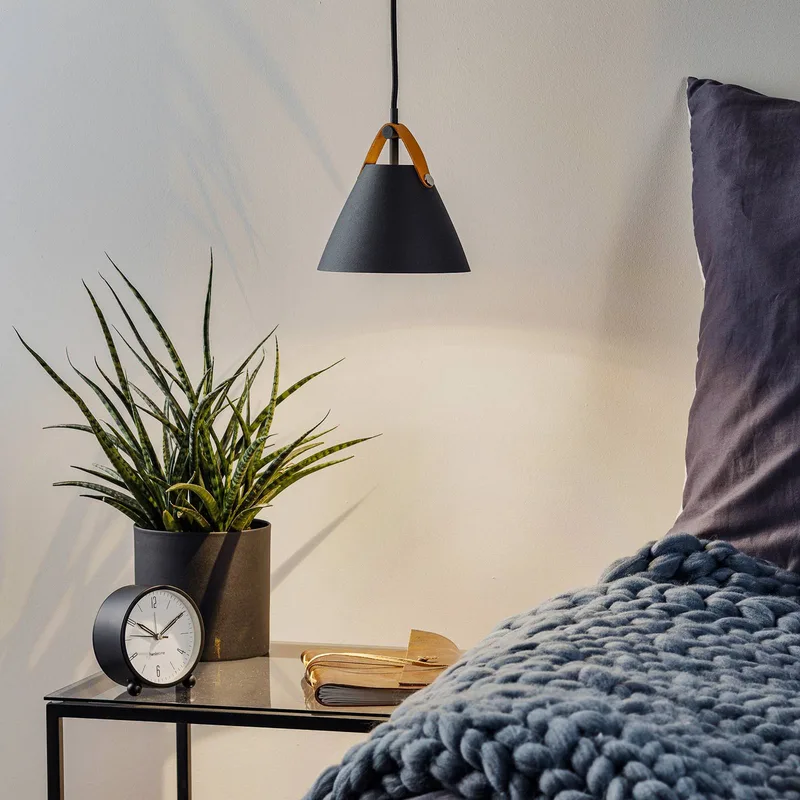Hanglamp Strap, Ø 16,5 cm fra Nordlux i Sort – produktbillede 2 af 5
