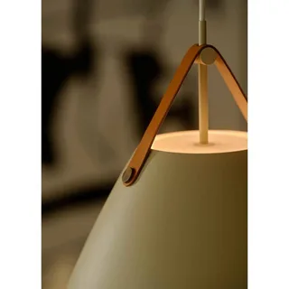 Hanglamp Strap, zandkleurig, Ø 36 cm, metaal/leer von Nordlux in Zand – Produktfoto 4 von 5