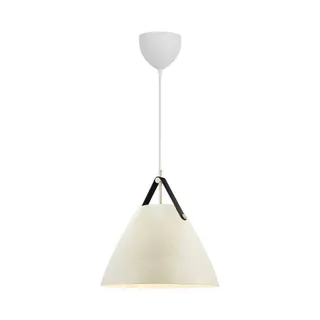 Hanglamp Strap, zandkleurig, Ø 36 cm, metaal/leer von Nordlux in Zand – Produktfoto 2 von 5