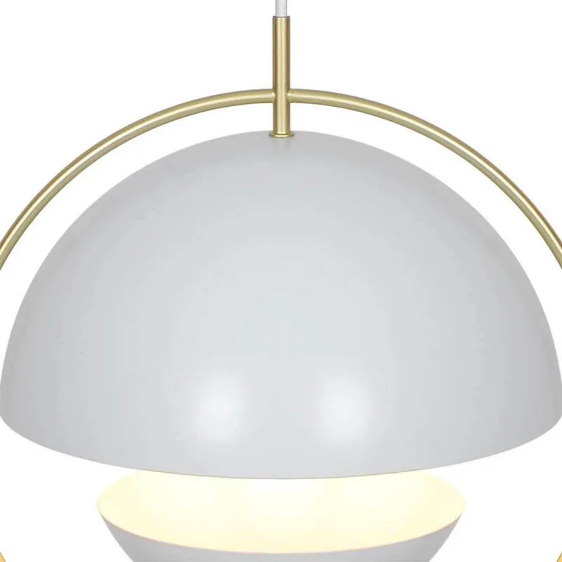 Pendel Tavia, vit, Ø 33 cm, metall från Nordlux i Vit, Mässing – produktbild 3 av 5