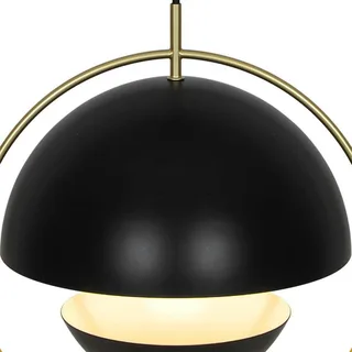 Hanglamp Tavia, zwart, Ø 33 cm, metaal fra Nordlux i Sort, Messing – produktbillede 3 af 5