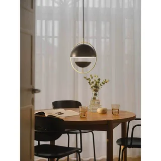Hanglamp Tavia, zwart, Ø 33 cm, metaal fra Nordlux i Sort, Messing – produktbillede 5 af 5