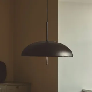 Hanglamp Versale, Ø 35 cm, metaal, 2 x E27 fra Nordlux i Sort – produktbillede 1 af 2