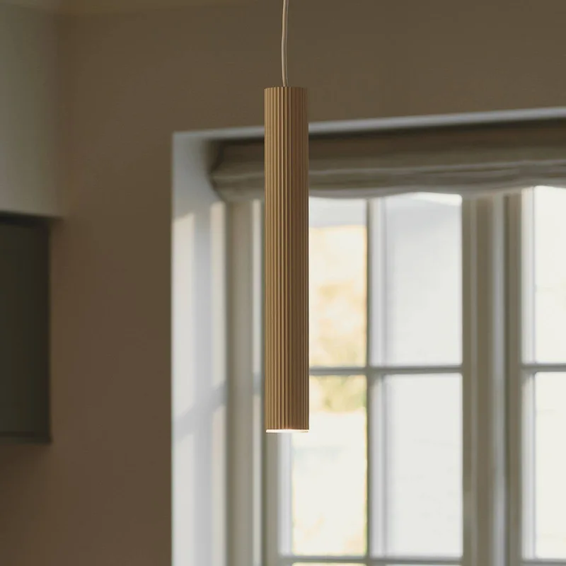 Suspension Vico, abat-jour en métal, 1 lampe de Nordlux en Beige – photo produit 1 sur 4