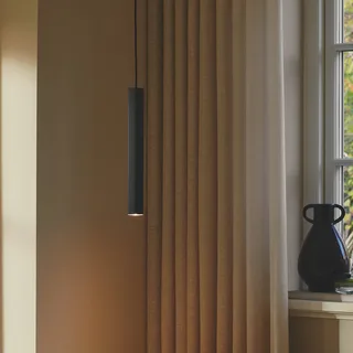 Suspension Vico, abat-jour en métal, 1 lampe de Nordlux en Noir – photo produit 1 sur 3