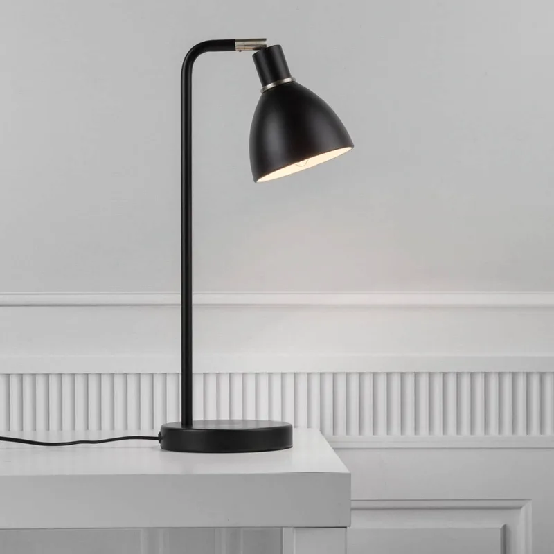 Ray Lampe de Table Black de Nordlux en Noir, Laiton – photo produit 3 sur 5