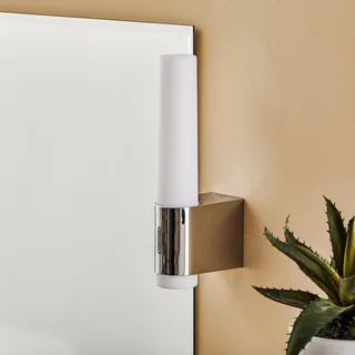 Helva Night LED Bandkamer Wandlamp by Nordlux in Chrome – product photo 2 of 5
