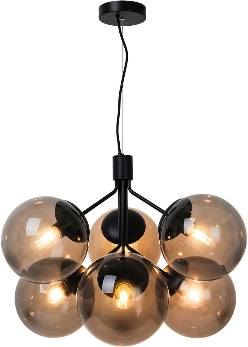 Ivona 6 Suspension Black de Nordlux en Noir – photo produit