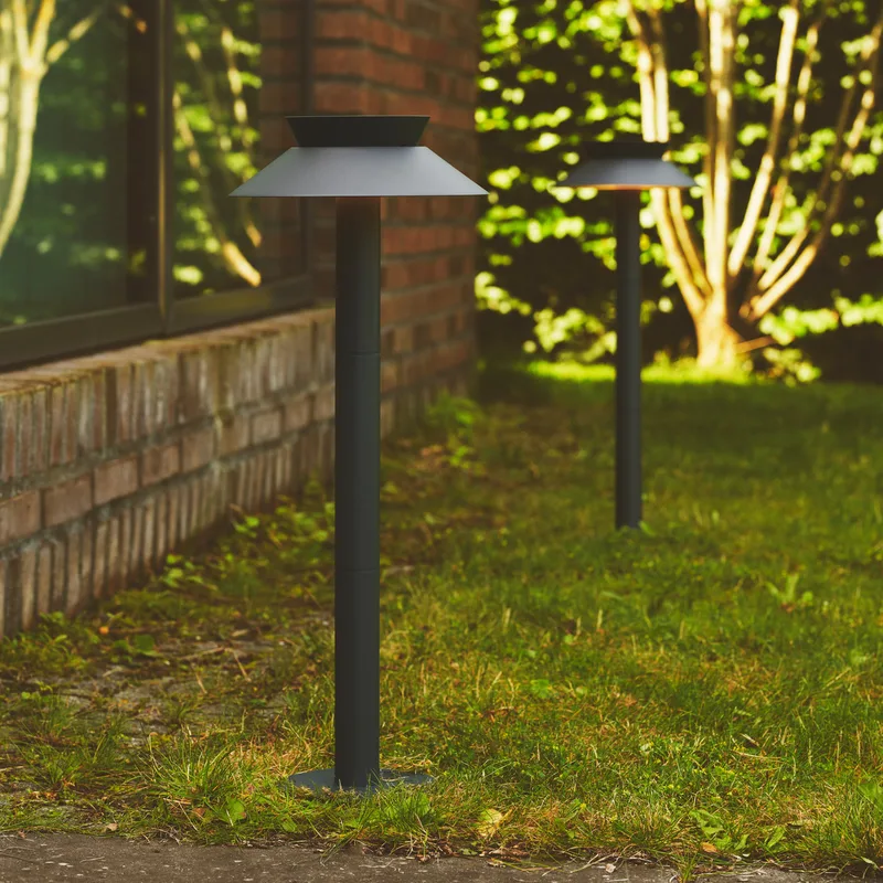 Justina Solar Tuinlamp Anthracite fra Nordlux – produktbillede