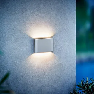 Kinver udendørs LED-væglampe i flad form, hvid fra Nordlux i Hvid – produktbillede 2 af 2