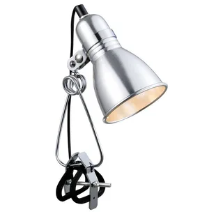 Photo 59372029 Spot à pince E27 15 W argent de Nordlux en Glanzend aluminium – photo produit 3 sur 4