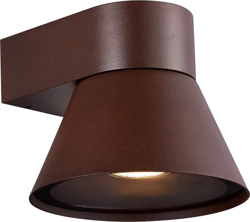 Applique murale KYKLOP - GU10 - aluminium couleur rouille IP54 de Nordlux en Roestig – photo produit