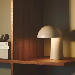 LED-batterijlamp Faye Portable, dimbaar, USB by Nordlux in Beige – product photo 2 of 4