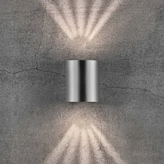 Canto 2 Wandlampe edelstahl 10 cm up/down IP44 von Nordlux in Roestvrij staal – Produktfoto 2 von 4