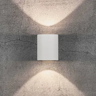 LED udendørs væglampe Canto 2, 10 cm, op og ned, IP44 fra Nordlux i Hvid – produktbillede 1 af 4