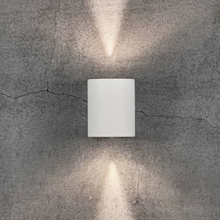 LED udendørs væglampe Canto 2, 10 cm, op og ned, IP44 fra Nordlux i Hvid – produktbillede 2 af 4