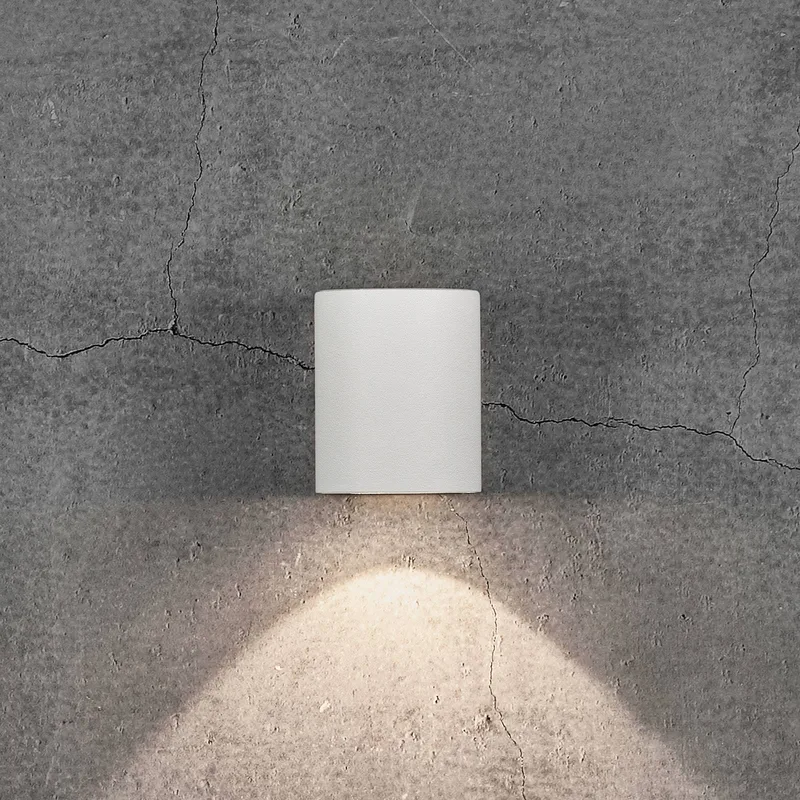 LED udendørs væglampe Canto 2, 10 cm, op og ned, IP44 fra Nordlux i Hvid – produktbillede 3 af 4