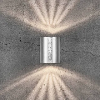 Applique murale Canto 2 galvanisée 10 cm up/down IP44 de Nordlux en Verzinkt staal – photo produit 2 sur 5