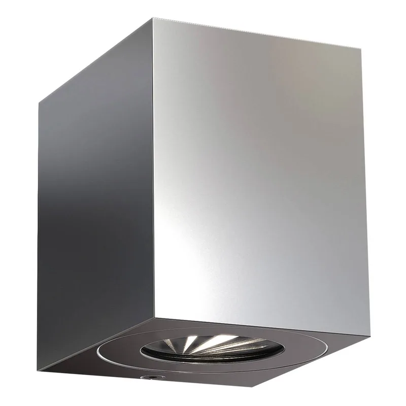 Applique murale Canto Kubi 2 en acier inoxydable de Nordlux en Roestvrij staal – photo produit 1 sur 4
