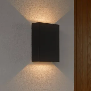 Applique murale LED d'extérieur Fold 10 de Nordlux en Noir – photo produit 1 sur 5