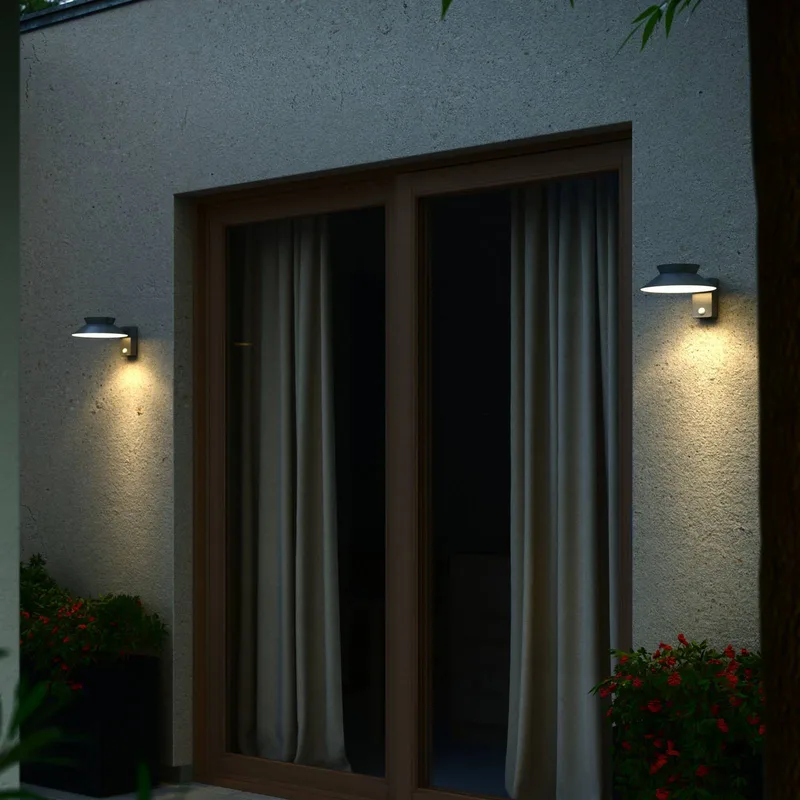 Applique d'extérieur Justina Solar, couleur anthracite de Nordlux en Antracietgrijs – photo produit 4 sur 4