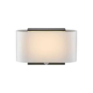 LED buiten wandlamp Piola, kunststof, sensor från Nordlux i Vit, Svart – produktbild 3 av 5