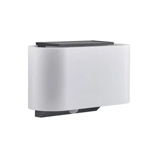 LED buiten wandlamp Piola, kunststof, sensor från Nordlux i Vit, Svart – produktbild 4 av 5