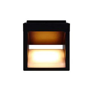 LED buiten wandlamp Rivo, metaal, IP54, up/down de Nordlux en Noir – photo produit 3 sur 5