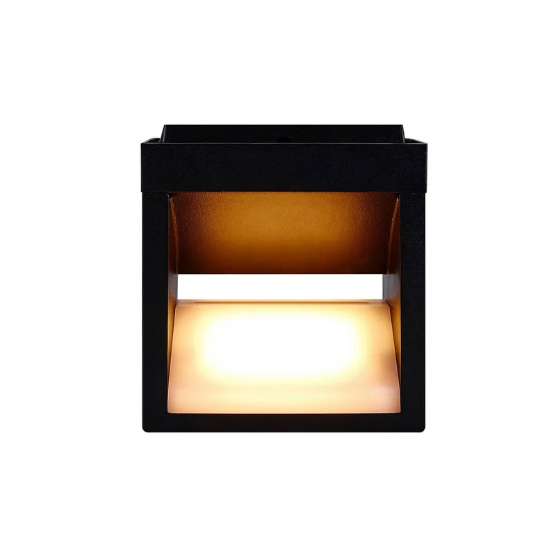 LED buiten wandlamp Rivo, metaal, IP54, up/down de Nordlux en Noir – photo produit 3 sur 5