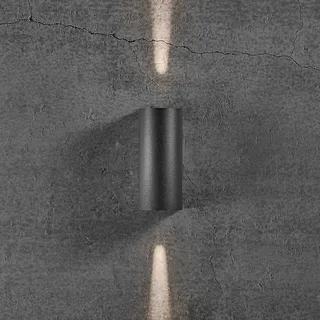 LED buitenwandlamp Asbol met sjablonen de Nordlux en Noir – photo produit 2 sur 5