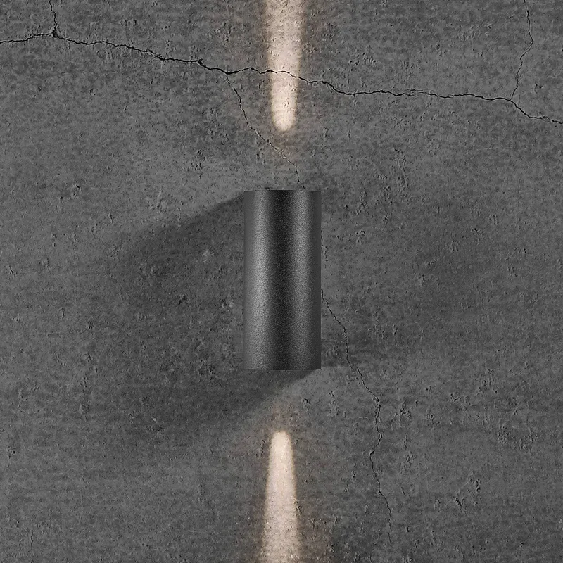 LED buitenwandlamp Asbol met sjablonen de Nordlux en Noir – photo produit 2 sur 5