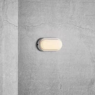 LED buitenwandlamp Cuba Energy, 20,5x10 cm de Nordlux en Blanc, Opaal – photo produit 2 sur 4