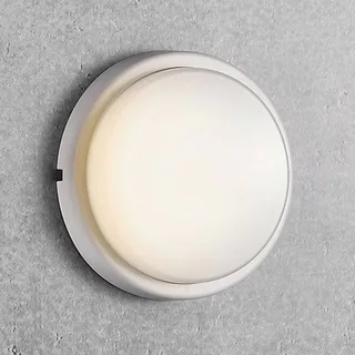 LED buitenwandlamp Cuba Energy, Ø 17,5 cm von Nordlux in Weiß, Opaal – Produktfoto 1 von 4