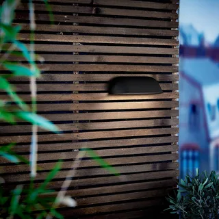 Applique murale d'extérieur LED Front de Nordlux en Noir – photo produit 2 sur 2