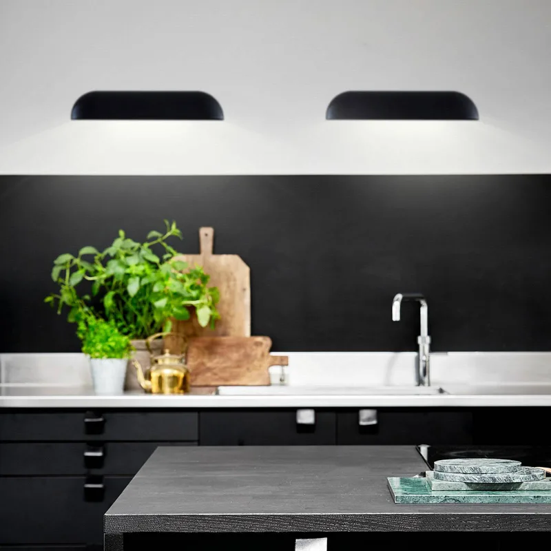 Dimmbare Wandleuchte Front 26 von Nordlux in Schwarz – Produktfoto 3 von 3