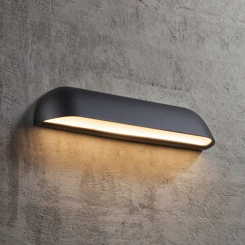 Dimmbare Wandleuchte Front 26 von Nordlux in Schwarz – Produktfoto 1 von 3