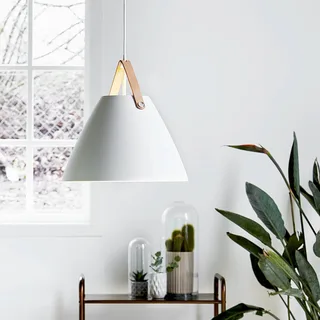 LED-Pendelleuchte Strap 36, weiß von Nordlux in Weiß, Braun, Schwarz – Produktfoto 2 von 5