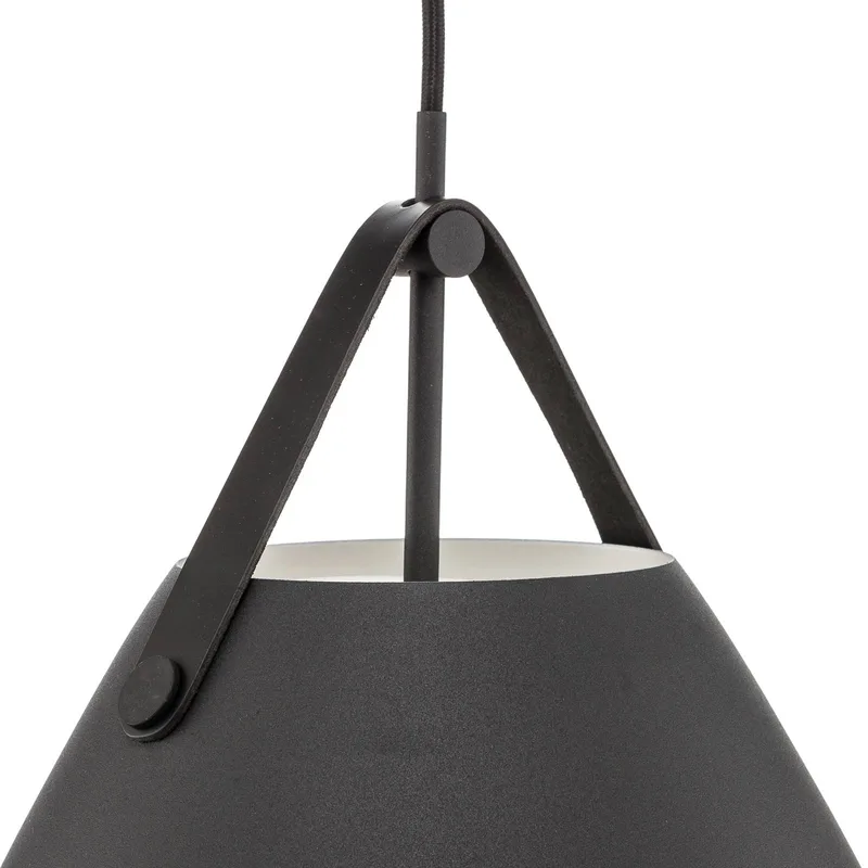 LED hanglamp Strap 36, zwart de Nordlux en Noir, Marron – photo produit 5 sur 5