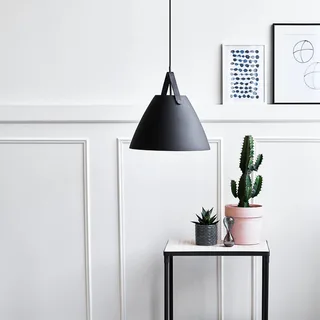 LED hanglamp Strap 36, zwart de Nordlux en Noir, Marron – photo produit 3 sur 5
