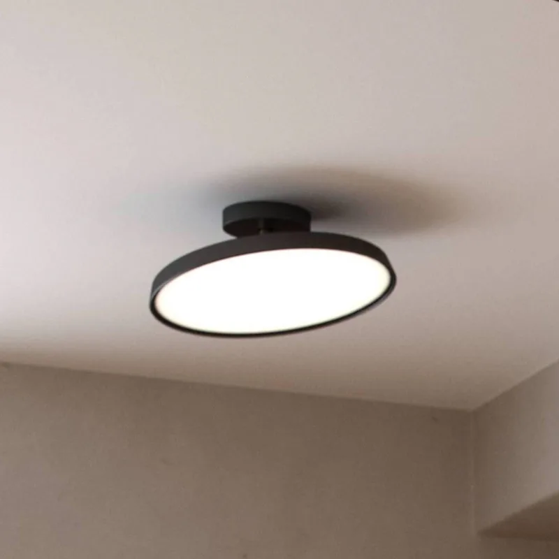LED plafondlamp Kaito 2 Pro, Ø 30 cm, zwart, afstand von Nordlux in Schwarz, Messing – Produktfoto 1 von 2