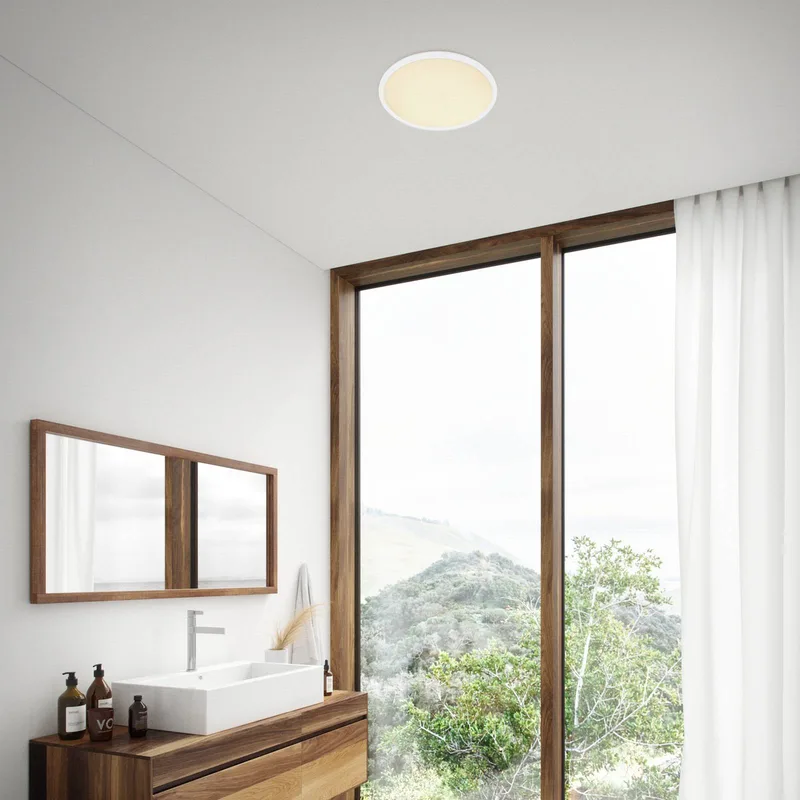 LED-taklampa Oja 60 IP20 2 700 K stegvis dimbar, vit från Nordlux i Vit – produktbild 1 av 2