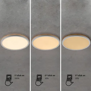 LED-taklampa Oja 60 IP20 2 700 K stegvis dimbar, vit från Nordlux i Vit – produktbild 2 av 2