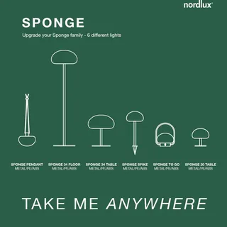 Sponge to go LED-dekorationslampe med batteri fra Nordlux i Hvid, Sort – produktbillede 4 af 4